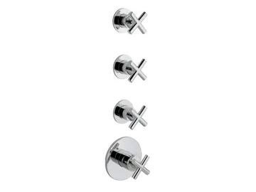 VERA - 4 hole Recessed thermostatic shower mixer by GUGLIELMI RUBINETTERIE - view 2